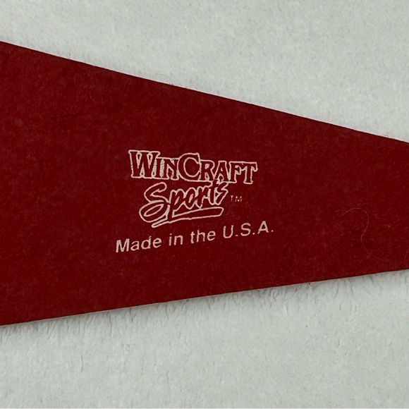 Vintage 90s Stanford University Cardinal NCAA WinCraft Felt Pennant Banner Flag - Picture 4 of 6